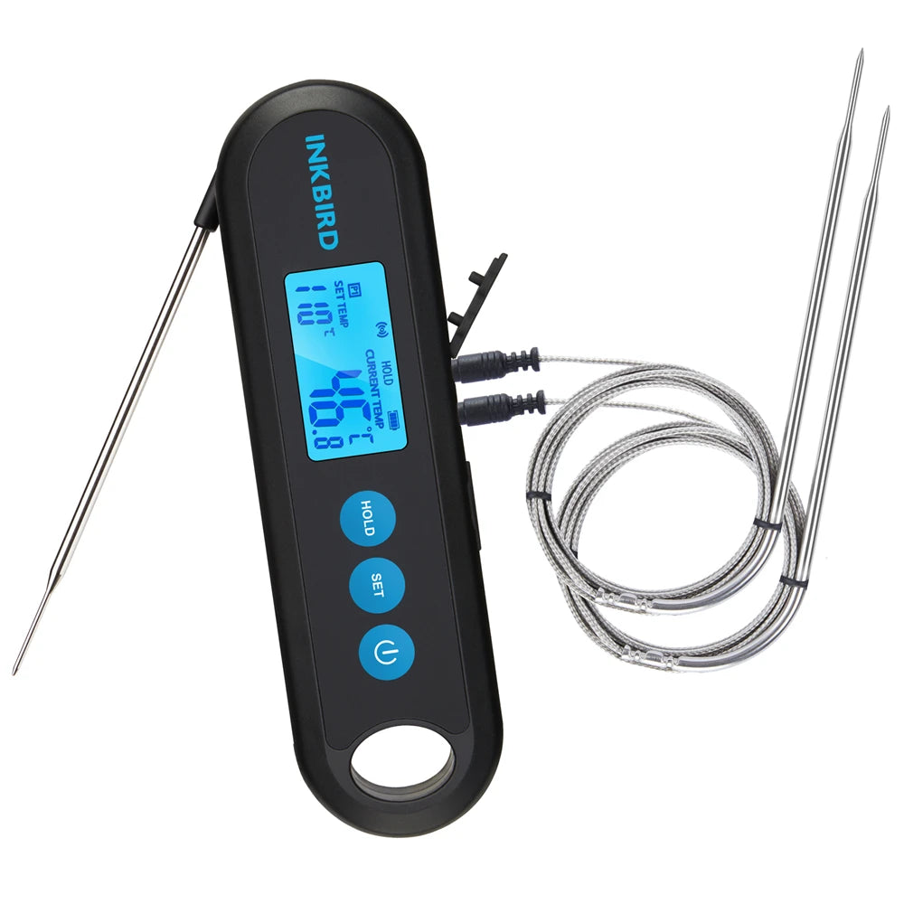 INKBIRD Digital Meat Thermometer IHT-2PB With Bluetooth Probes
