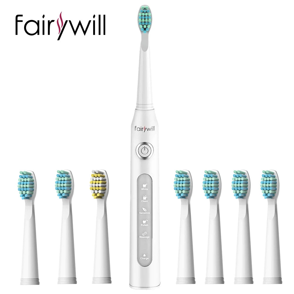 Fairywill Electric Sonic Toothbrush FW-507 USB Rechargeable