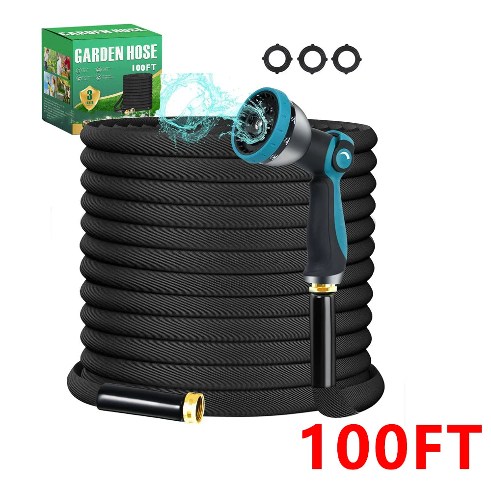 Non-Expandable Garden Hose Kink Free Lightweight High Pressure