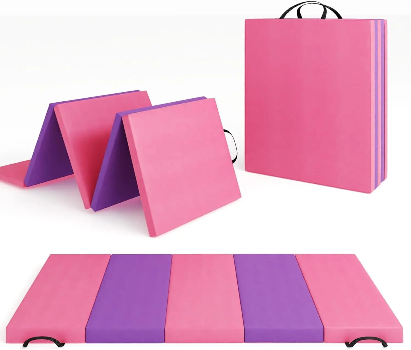 TWISTER.CK Folding Gym Mat Extra Thick High Density Foam Nonslip