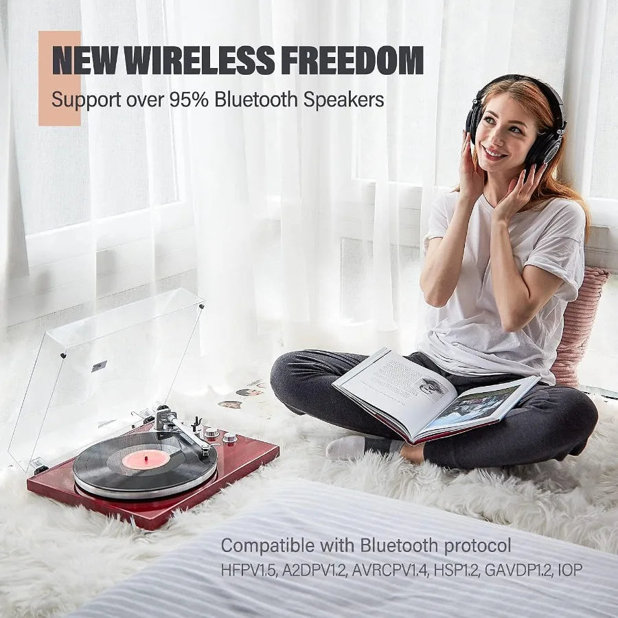 SHXI 1 By One Belt Drive Turntable With Bluetooth Connectivity