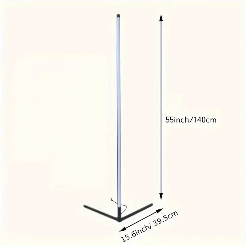 RGB Corner Floor Lamp LED for Living Room Space Decor