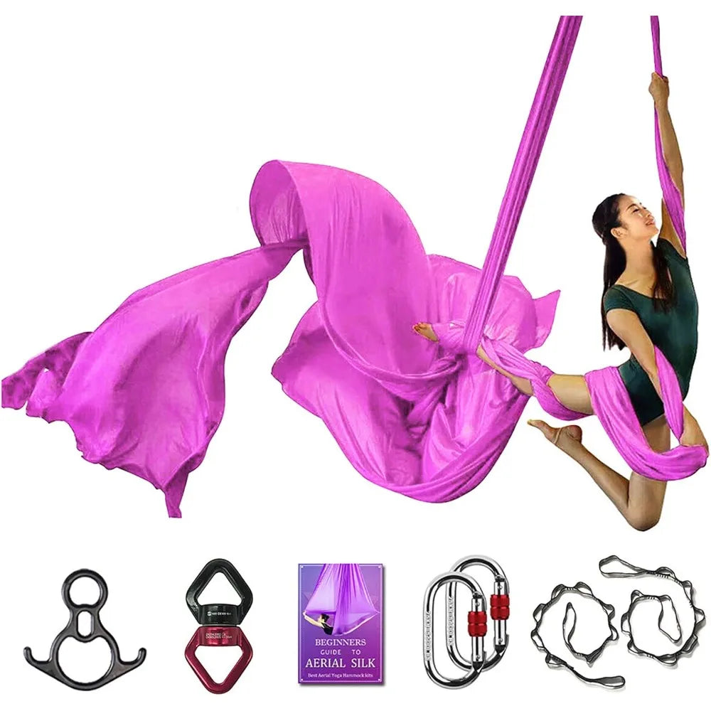 SYCYKA Aerial Silks Equipment Set for Home Studio