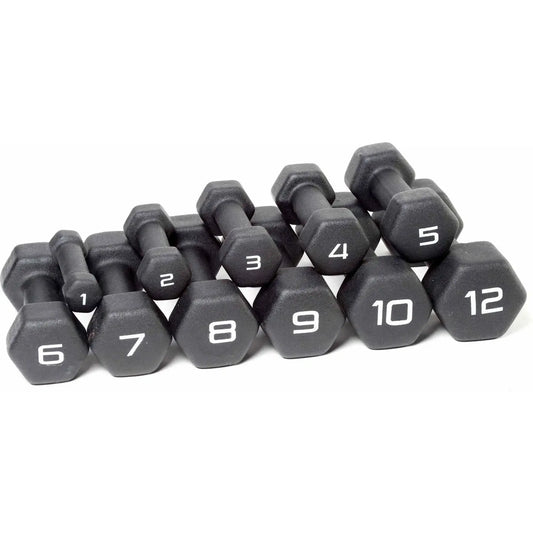 None Neoprene Dumbbells Non Slip Quiet Hand Weights Home Gym