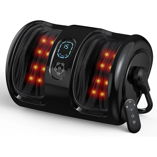 Shiatsu Heated Foot And Calf Massager With 3 Speed Levels