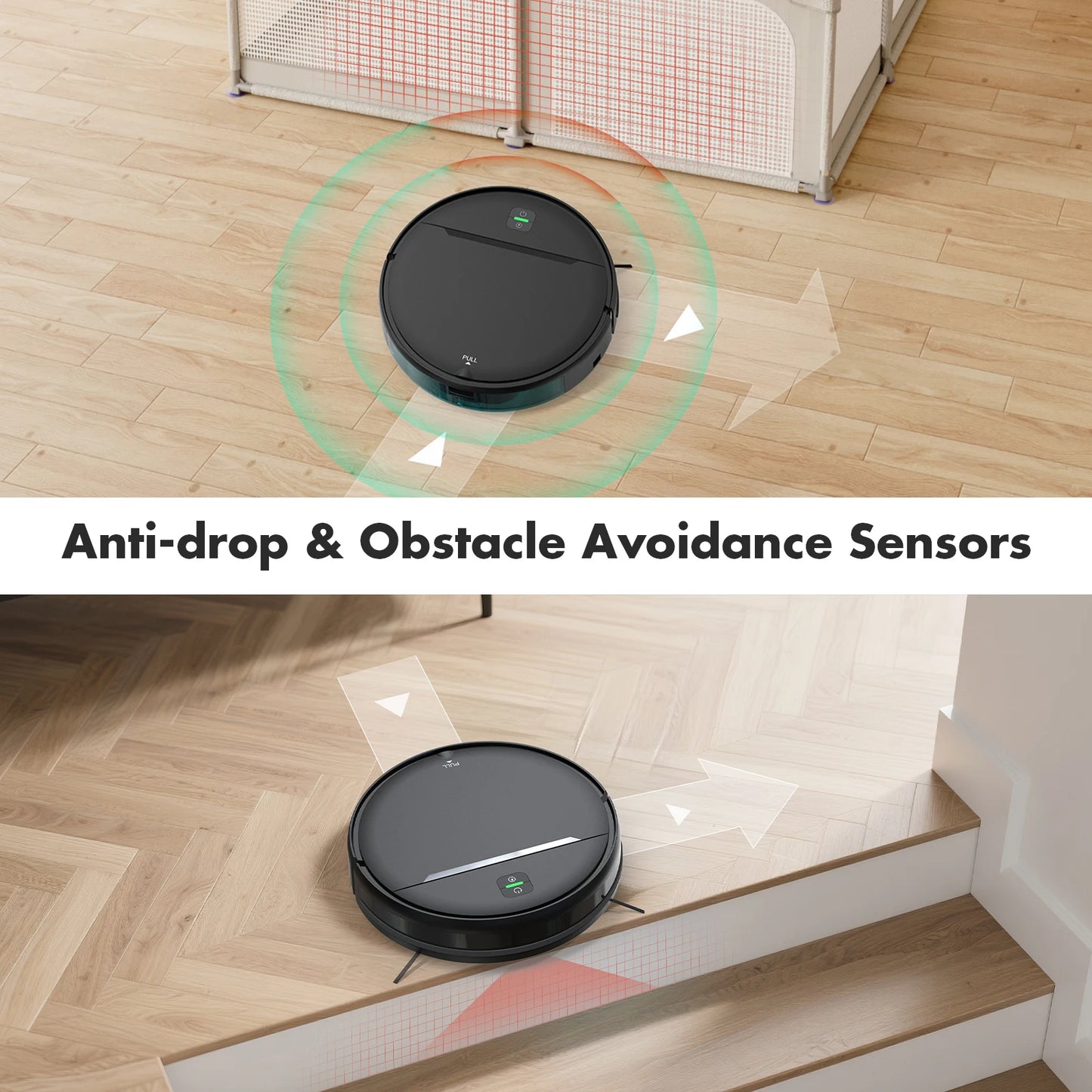 Omeser BR181 Robotic Vacuum Cleaner With 2 In 1 Mop