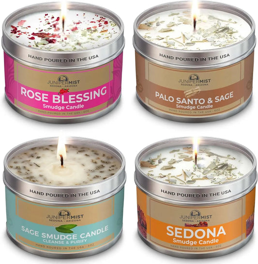 Soy Wax Spiritual Candle Set Love Grounding Cleansing Healing