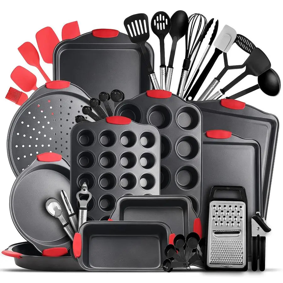 Nonstick Bakeware Set Premium Carbon Steel Cookie Sheets