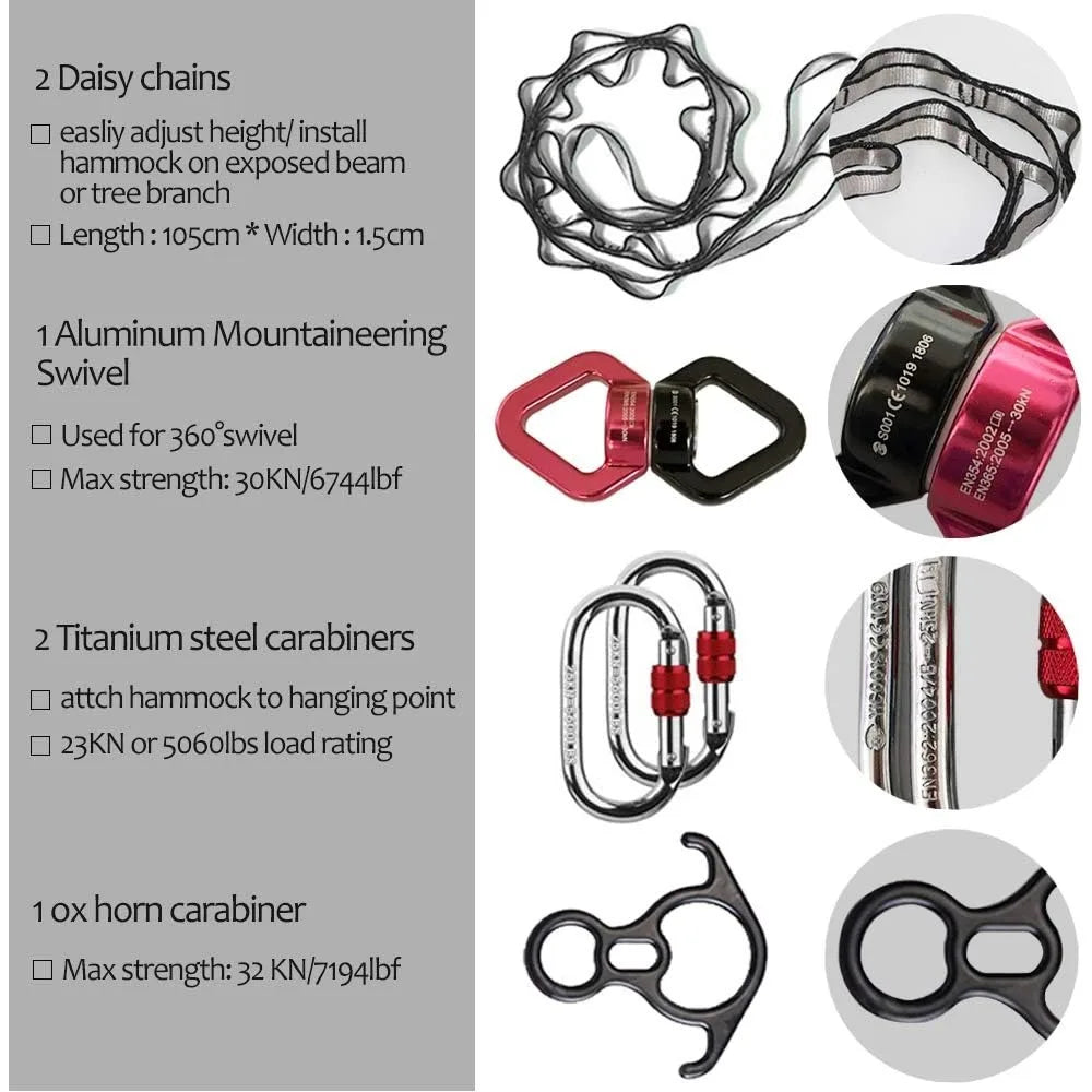 SYCYKA Aerial Silks Equipment Set for Home Studio