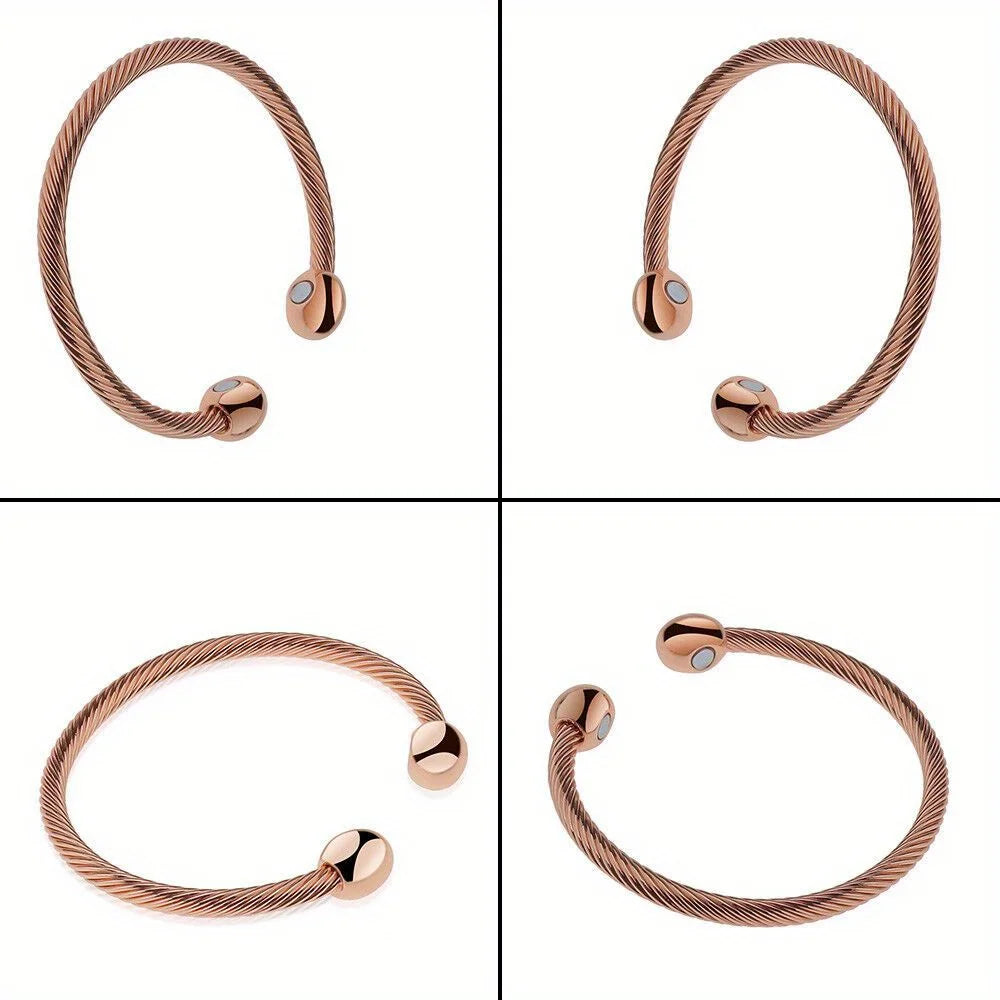 Copper Magnetic Bracelet For Arthritis Pain Relief Therapy