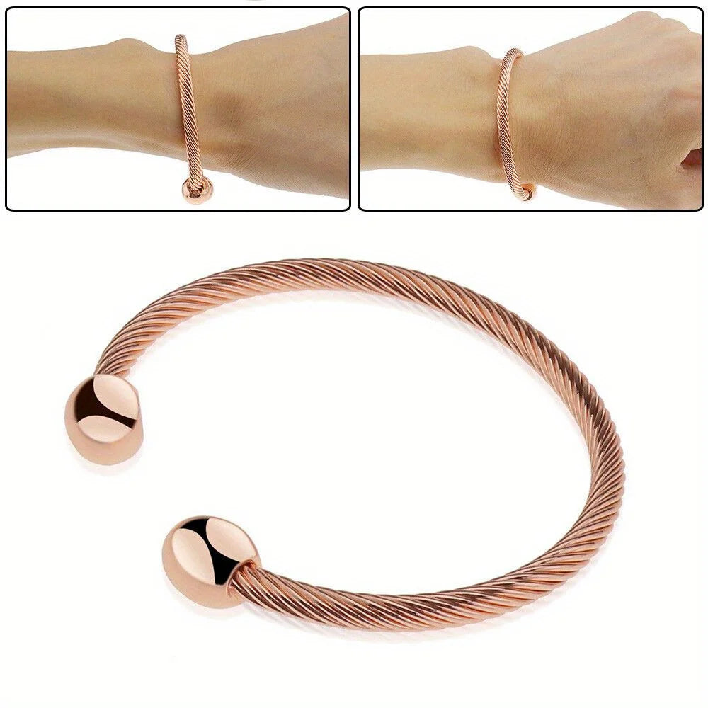 Copper Magnetic Bracelet For Arthritis Pain Relief Therapy