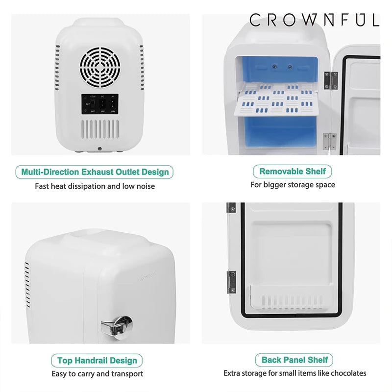 Mini Multifunction Refrigerator Portable Car Fridge For Travel