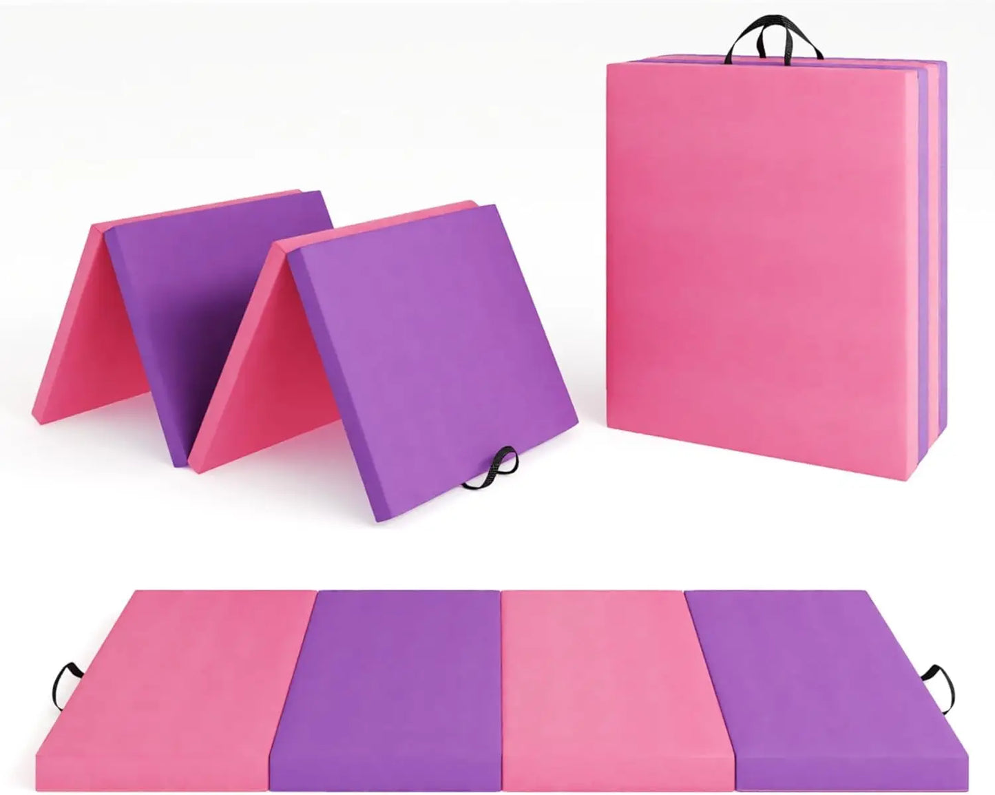 TWISTER.CK Folding Gym Mat Extra Thick High Density Foam Nonslip