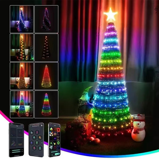 MIMIRGB Smart Christmas Tree Lights With Star Topper