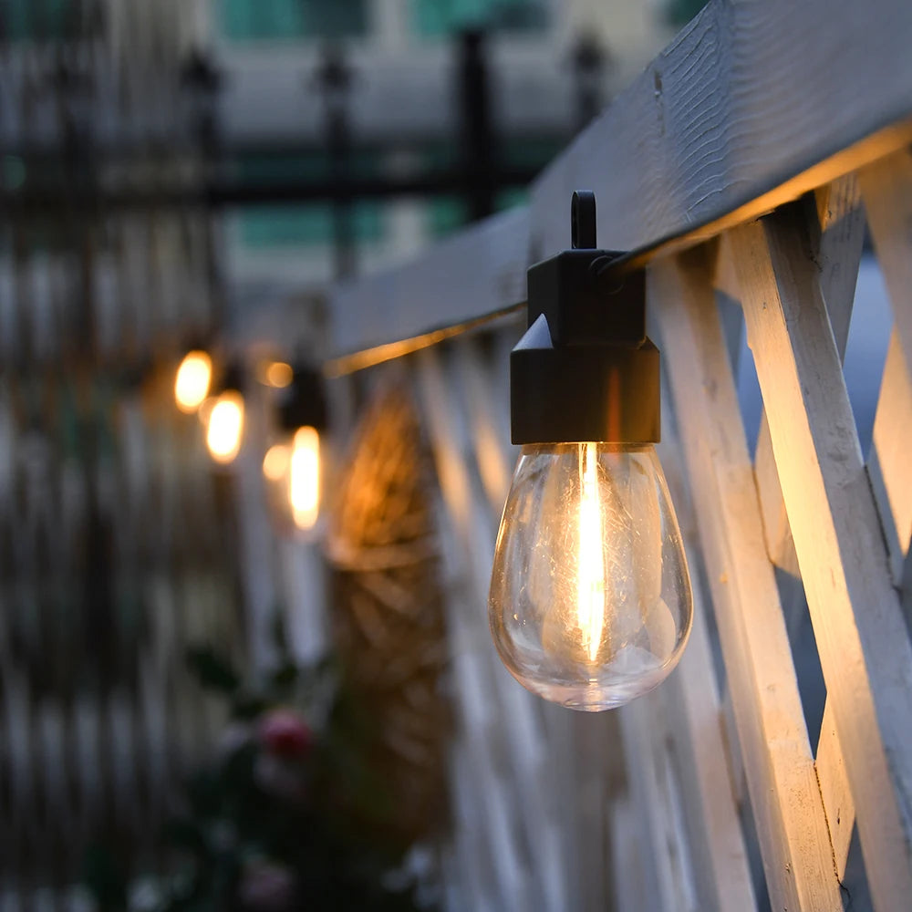Arbrac 15M LED String Lights Shatterproof Festoon Garland Garden Decor