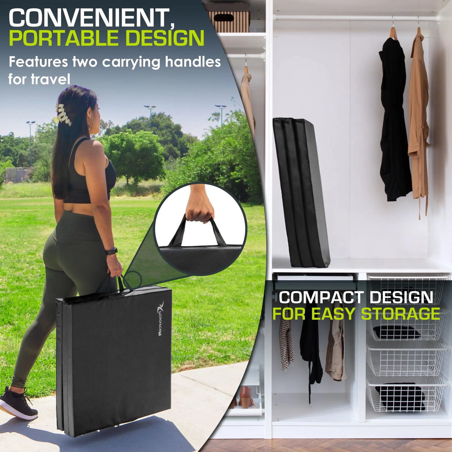 Folding Gym Mat Tri Fold for MMA and Gymnastics Training